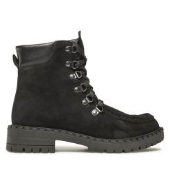 Trapery Lasocki. Czarne trapery damskie Lasocki, bez obcasa. Za 329.99 zł.