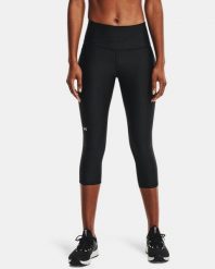 Legginsy Under Armour Capri Damskie. Czarne legginsy damskie Under Armour, s, bez wzorów, z materiału. Za 285.99 zł.
