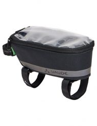 Torba na ramę roweru Vaude Top Tube Phone Bag - black. Czarne torebki klasyczne damskie Vaude, bez wzorów, z materiału, małe, bez dodatków. Za 141.79 zł.