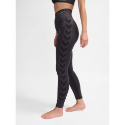 Damskie legginsy ze średnim stanem Hummel CI. Czarne legginsy damskie HUMMEL, xs, bez wzorów. Za 170.00 zł.