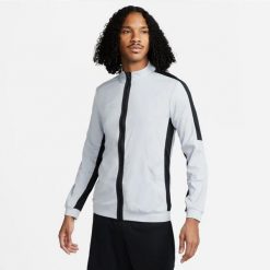 Męska Kurtka Academy DriFIT. Czarne kurtki męskie Nike, m, bez wzorów, z materiału, bez kaptura. Za 189.40 zł.