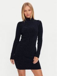 Guess Sukienka koktajlowa Keily W4BK27 Z3JE0 Granatowy Regular Fit. Niebieskie sukienki damskie Guess, l, z aplikacjami, z syntetyku, wizytowe, bez kołnierzyka, bez ramiączek. Za 259.99 zł.