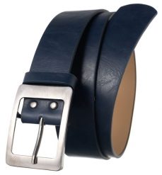 Pasek damski granatowy Cavaldi SBB-CV-4A BLUE. Niebieskie paski damskie 4U Cavaldi, bez wzorów, ze skóry ekologicznej, biznesowe. Za 12.00 zł.