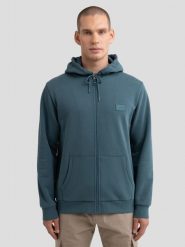 Bluza męska rozpinana z kapturem zielona Artish 304. Zielone bluzy z kapturem męskie Big Star, l, z bawełny. W wyprzedaży za 99.99 zł.