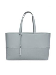 Calvin Klein Torebka Ck Mixmedia Shopper_Mono K60K613166 Szary. Szare torebki klasyczne damskie CALVIN KLEIN, bez wzorów, ze skóry, bez dodatków. Za 419.99 zł.