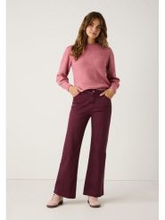 More & More Dżinsy - Flared fit - w kolorze bordowym rozmiar: 36. Czerwone jeansy damskie MORE & MORE, z podwyższonym stanem. Za 164.95 zł.