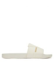 Calvin Klein Klapki Pool Slide Double T HM0HM01752 Biały. Białe klapki i japonki męskie CALVIN KLEIN, z tworzywa sztucznego. Za 159.99 zł.