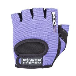 Rękawiczki treningowe POWER SYSTEM Pro Grip. Fioletowe rękawiczki damskie POWER SYSTEM, bez wzorów. Za 29.00 zł.