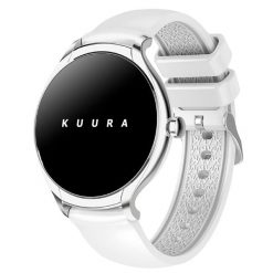 Kuura Inteligentny Zegarek FW3 V3 - Srebrny. Szare, cyfrowe zegarki damskie KUURA, srebrne. Za 439.00 zł.