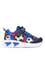 Geox Sneakersy J Assister Boy J45DZB 02ACE C4226 S Niebieski. Niebieskie buty sportowe chłopięce Geox, bez wzorów, z materiału, bez zapięcia. Za 249.99 zł.