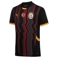 Męska koszulka Galatasaray SK 24/25 PUMA Black Intense Orange. Brązowe t-shirty sportowe męskie Puma, l, bez ramiączek, do piłki nożnej. W wyprzedaży za 269.00 zł.