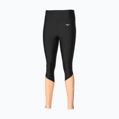 Legginsy do biegania damskie Mizuno Impulse Core Long. Czarne legginsy sportowe damskie Mizuno, s, bez wzorów, z elastanu, do biegania. Za 149.99 zł.