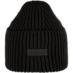 Czapka Froja Life Style z wełny. Czarne czapki zimowe damskie VIKING, z poliamidu. Za 101.99 zł.