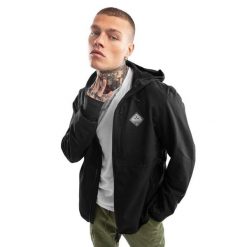 Kurtka lifestyle męska W2 Mckinley LF. Czarne kurtki męskie SIROKO, m, bez wzorów, z softshellu, bez kaptura. Za 338.00 zł.