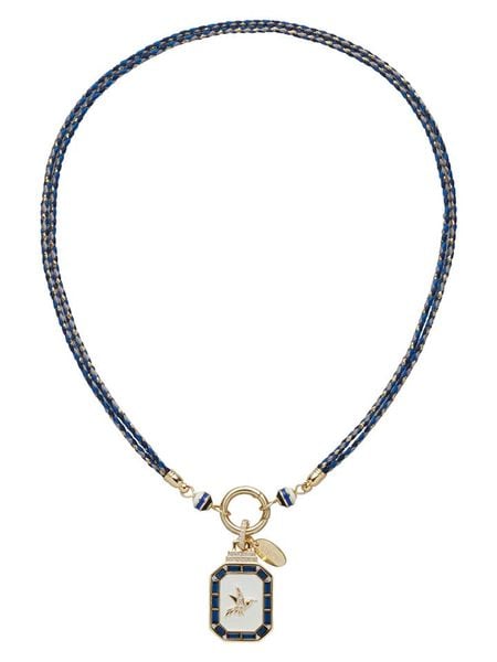 U.S. Polo Assn. Naszyjnik z kryształami - dł. 38 cm rozmiar: onesize. Niebieskie naszyjniki damskie U.S. Polo Assn., metalowe. Za 113.99 zł.