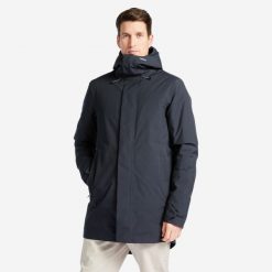 Ciepła parka żeglarska męska Tribord Sailing 300. Szare parki męskie TRIBORD, m, bez wzorów, z materiału. Za 399.99 zł.
