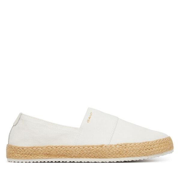 Espadryle Gant. Białe espadryle damskie Gant, bez wzorów, bez obcasa. Za 369.99 zł.