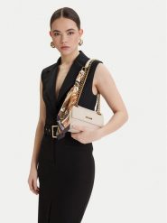 Just Cavalli Torebka 80RA4BF5 ZSB81 Kremowy. Białe torebki klasyczne damskie Just Cavalli, bez wzorów, ze skóry, bez dodatków. Za 444.99 zł.