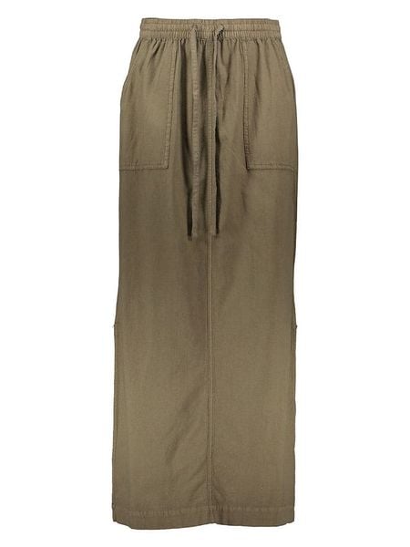 Kaffe Spódnica "Kanaya Liah" w kolorze khaki rozmiar: 44. Brązowe spódniczki damskie Kaffe, bez wzorów, z bawełny, maxi, proste. Za 83.03 zł.