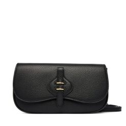 Torebka Coccinelle. Czarne listonoszki damskie Coccinelle, bez wzorów, bez dodatków. Za 889.99 zł.