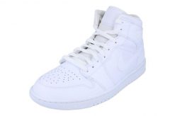 Buty do chodzenia męskie Nike Air Jordan 1 Mid. Białe obuwie do biegania damskie Nike, Nike Air Jordan. Za 642.00 zł.