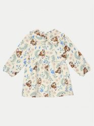 Original Marines Sukienka codzienna DEAV1465NF Beżowy Regular Fit. Brązowe sukienki dziewczęce Original Marines, bez wzorów, z syntetyku, bez ramiączek. Za 119.99 zł.
