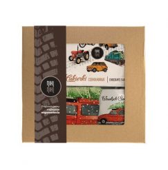 Syrena Bosto — paczka (Zawartość paczki: koszulka, torba, kubek, słodycze; Rozmiar koszulki / bluzy: XXL (damska); Kolor koszulki / bluzy: jasnoszary. Szare t-shirty damskie nikiniki, l, bez wzorów, z bawełny, bez kołnierzyka. Za 179.00 zł.