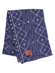 Buff Szal w kolorze granatowym - 175 x 66 cm rozmiar: onesize. Niebieskie szaliki i kominy damskie Buff, z aplikacjami, z bawełny. Za 109.78 zł.