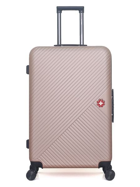 SWISS KOPPER Walizka "Spiez" w kolorze różowozłotym - 47 x 75 x 29 cm rozmiar: onesize. Czerwone walizki SWISS KOPPER, bez wzorów, z materiału. Za 389.95 zł.