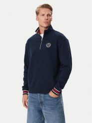 Tommy Jeans Bluza DM0DM23585 Granatowy Oversize. Niebieskie bluzy bez kaptura męskie Tommy Jeans, l, z bawełny. Za 489.99 zł.