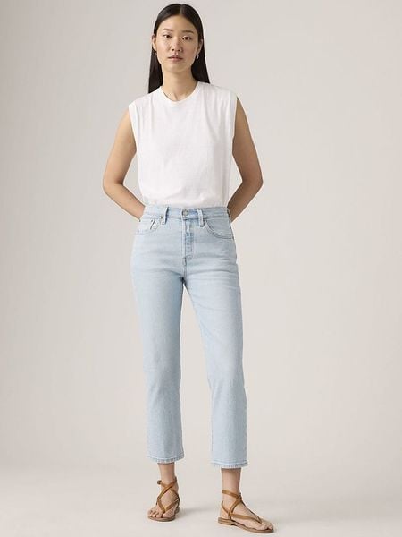 Levi's Dżinsy "501" - Regular fit - w kolorze błękitnym rozmiar: W29/L28. Niebieskie jeansy damskie Levi's, z podwyższonym stanem. Za 189.95 zł.