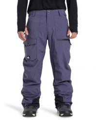 Spodnie do sportów zimowych techniczne dla Mężczyzn UTILITY. Brązowe spodnie materiałowe męskie Quiksilver, bez wzorów, z materiału, sportowe. Za 729.99 zł.