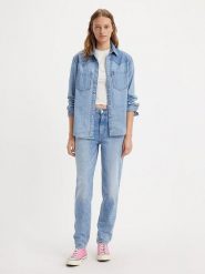 Levi's Dżinsy "80s" - Mom fit - w kolorze błękitnym rozmiar: W23/L28. Niebieskie jeansy damskie Levi's, z podwyższonym stanem. Za 213.69 zł.