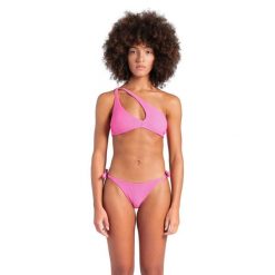 Strój kąpielowy damski dwuczęściowy bikini na basen plażę Arena Tech. Czerwone bikini damskie Arena, bez wzorów. Za 119.99 zł.