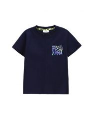 Coccodrillo T-Shirt WC5143204CBK Granatowy Regular Fit. Niebieskie t-shirty chłopięce COCCODRILLO, bez wzorów, z bawełny, bez ramiączek. Za 29.99 zł.