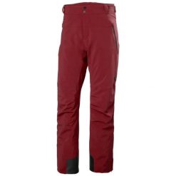 Spodnie narciarskie Helly Hansen Alpha Lifaloft. Czerwone spodnie materiałowe męskie Helly Hansen, bez wzorów, sportowe. Za 1,419.00 zł.