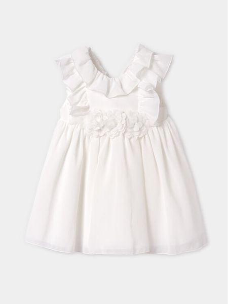 Abel & Lula Sukienka elegancka 5002 Écru Regular Fit. Sukienki dziewczęce Abel & Lula, bez wzorów, z syntetyku, bez ramiączek. Za 269.99 zł.