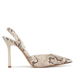 Szpilki Aldo. Brązowe szpilki Aldo, bez wzorów, bez obcasa. Za 359.99 zł.