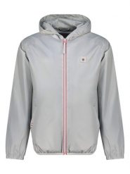 Geographical Norway Kurtka przeciwdeszczowa "Boatom" w kolorze szarym rozmiar: XL. Szare kurtki outdoor męskie Geographical Norway, xl, bez wzorów, bez kaptura. Za 107.12 zł.