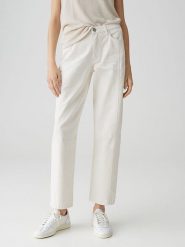 OPUS Dżinsy "Lolah" - Regular fit - w kolorze kremowym rozmiar: 34/L28. Brązowe jeansy damskie Opus, z podwyższonym stanem. Za 195.99 zł.