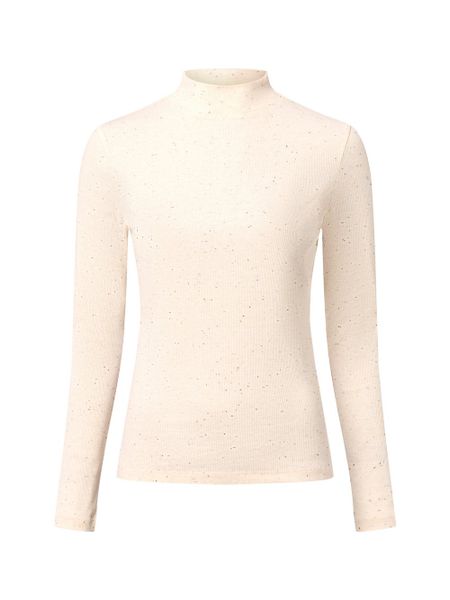 Opus koszulka z długim rękawem - Suhanna Kobiety biały|beżowy, 40. Białe t-shirty damskie Opus, bez wzorów, z bawełny, bez kołnierzyka. Za 139.95 zł.