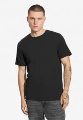Koszulka sportowa męska Prosto Slim z krótkim rękawem. Czarne t-shirty sportowe męskie Prosto., m, z bawełny, bez ramiączek. Za 62.99 zł.