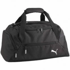 Torba sportowa unisex Puma 09023201. Czarne torby podróżne damskie Puma, bez wzorów, z materiału. Za 134.00 zł.