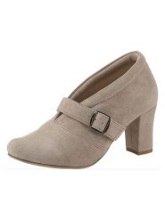 Heine Botki w kolorze beżowym na obcasie rozmiar: 40. Brązowe botki damskie Heine, eleganckie, bez obcasa, na obcasie, bez zapięcia. Za 72.95 zł.