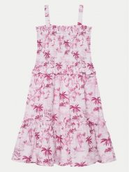 Guess Sukienka codzienna J5GK12 WG5S2 Kolorowy Regular Fit. Sukienki dziewczęce Guess, z aplikacjami, z wiskozy, bez ramiączek. Za 199.99 zł.