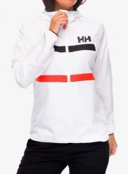 Kurtka przeciwwiatrowa damska Helly Hansen Salt Striped Windbreaker Jacket. Białe kurtki damskie Helly Hansen, xl, bez wzorów, z materiału, bez kaptura. Za 544.00 zł.
