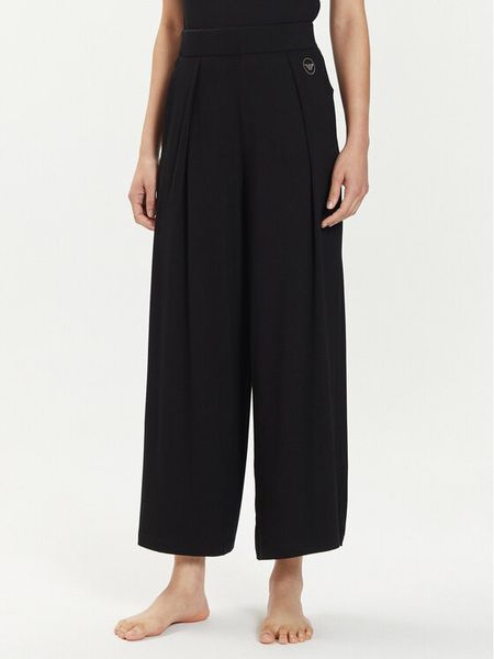 Emporio Armani Underwear Spodnie piżamowe 164850 4R224 00020 Czarny Relaxed Fit. Czarne piżamy damskie Emporio Armani Underwear, l, bez wzorów, z wiskozy, bez ramiączek. Za 219.99 zł.