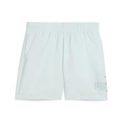 Młodzieżowe tkane szorty Essentials Logo Lab Summer PUMA Peaceful Blue. Niebieskia szorty damskie Puma, bez wzorów, z gumy, młodzieżowe. Za 101.15 zł.