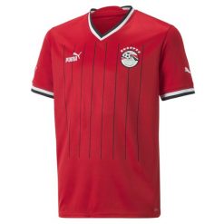 Młodzieżowa replika koszulki domowej Egiptu 22/23 PUMA Tango Red White. Biała t-shirty damskie Puma, m, bez wzorów, bez kołnierzyka. W wyprzedaży za 230.25 zł.