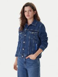Karl Lagerfeld Jeans Kurtka jeansowa A1W14002 Niebieski Regular Fit. Niebieskie kurtki damskie Karl Lagerfeld Jeans, xs, bez wzorów, z bawełny, bez kaptura. Za 619.99 zł.